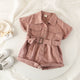 Old Rose Classic Kids Romper 2
