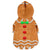 Gingerbread Man Dog Hoodie