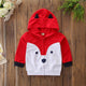 Cute Animal Face Kids Hooded Jacket