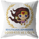 Beautician Aphrodite Pillow