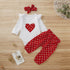 Heart and Polkas Baby Outfit