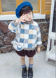 Checkered Fleece Kids Jacket