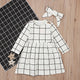 Anastasia Plaid Longsleeve Dress