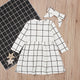 Anastasia Plaid Longsleeve Dress