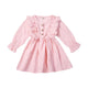 Sylvia Ruffle Buttoned Dress