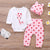 Polka Dot Giraffe Baby Outfit