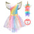 Rainbow Unicorn Tutu Dress Set