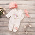 Little Sister Pink Floral Baby Outfit