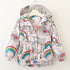 Rainbow Animals Kids Trench Coat