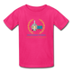 Professor Athena Kids Tee - fuchsia